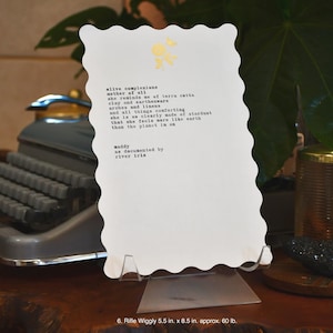 Poema personalizado escrito a mano: regalo de poesía personalizado, carta de amor, recuerdo conmemorativo, recuerdo único