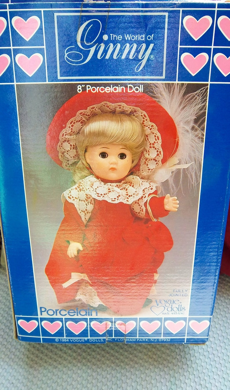 Vintage Ginny Porcelain Doll Vogue Dolls Inc 1984 S1B3 Etsy