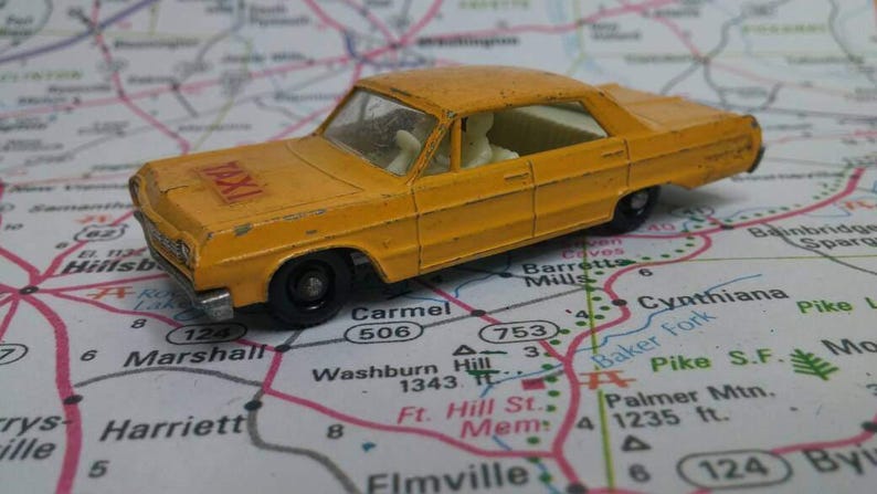 matchbox series no 20 chevrolet impala taxi