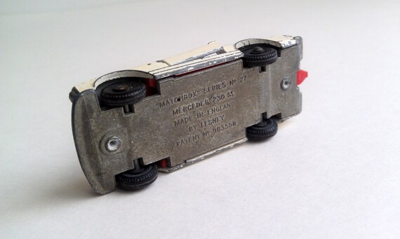 matchbox series no 27 mercedes 230sl
