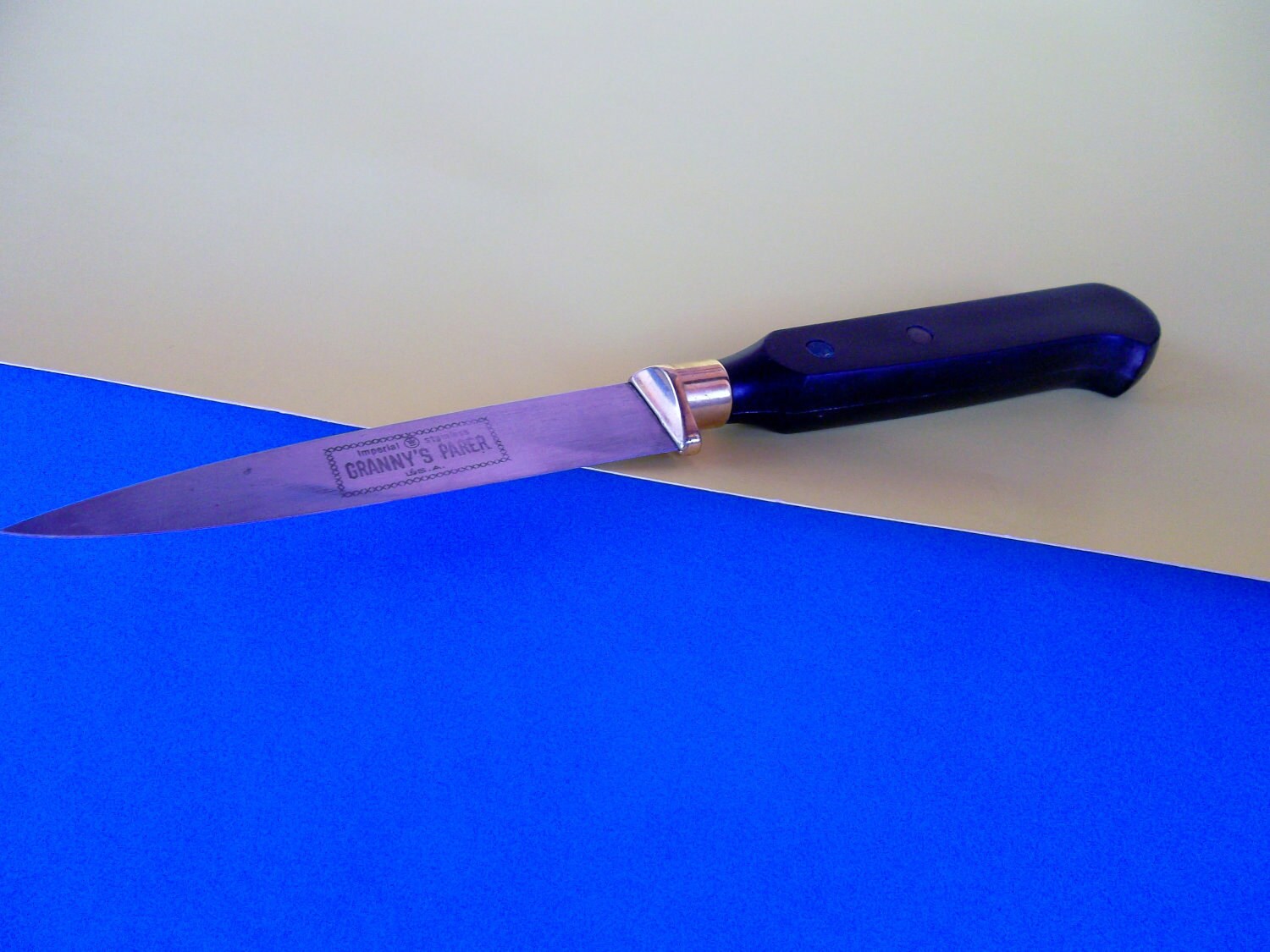 Vintage Granny's Parer Knife Imperial Stainless USA Etsy