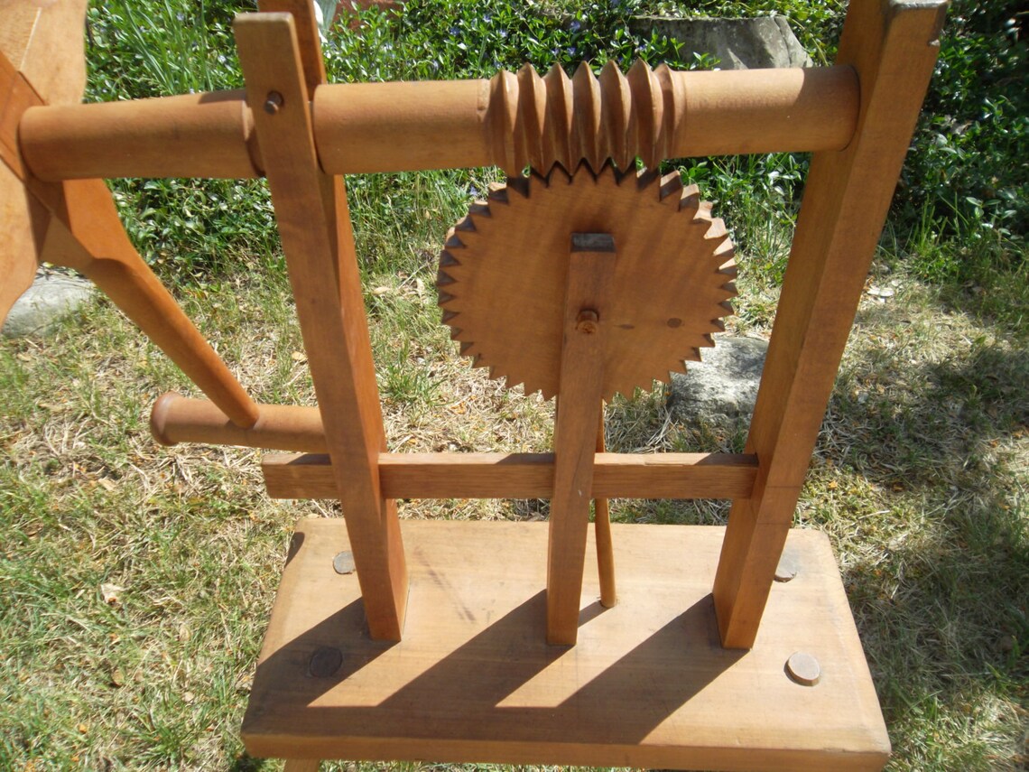 Antique Yarn Winding Wheel Spinning Weasel 1800s Etsy