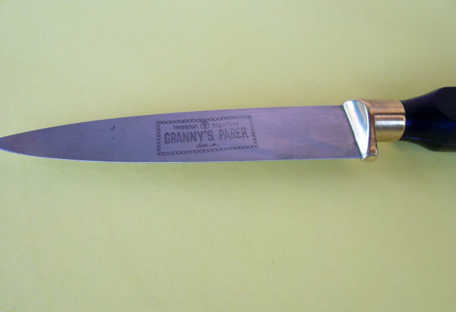 Vintage Granny's Parer Knife Imperial Stainless USA Etsy