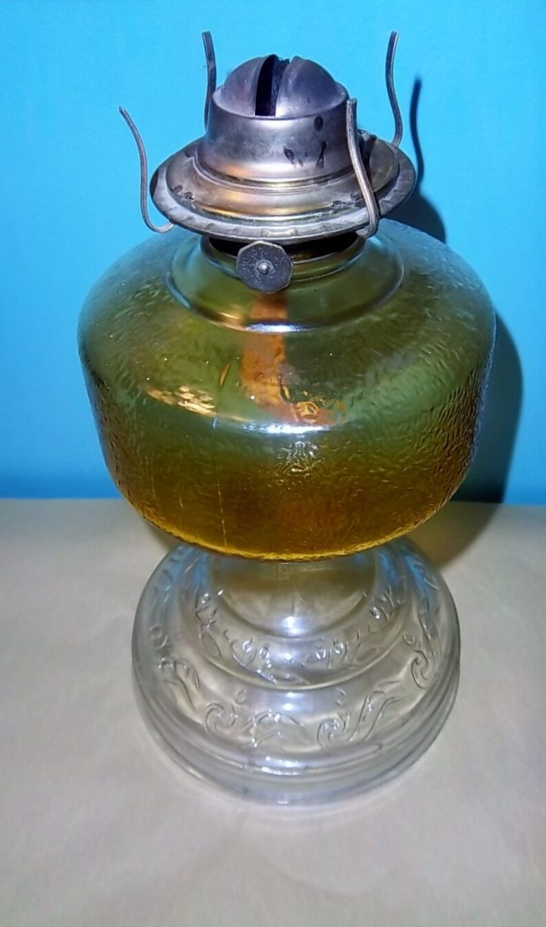 Antique Plume and Atwood Oil Lamp Etsy