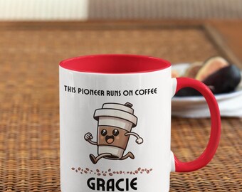 Personalized Pioneer Coffee Mug: Funny Gift for Coffee Lovers