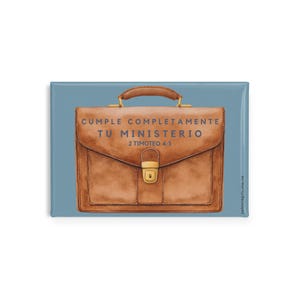 Portafolio- Cumple Completamente tu Ministerio Metal Magnet
