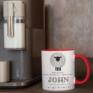 Personalized Beloved Ministerial Servant Ceramic Mug 15 oz available in 7 different colors, jw gifts for Ministerial Servants, jw gifts