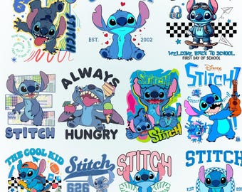 Retro Stitch Shirt Print Design: PNG & SVG (Digital Download)