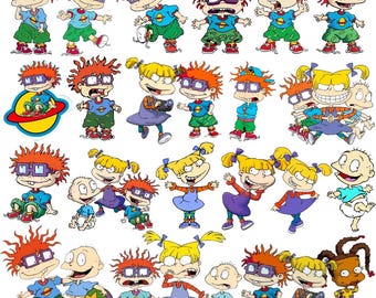 Rugrats Cartoon PNG Clipart Bundle, 90s Retro Graphics (Digital Download)
