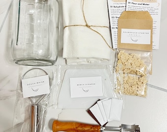 Kit de inicio de masa madre orgánica - incluye masa madre deshidratada