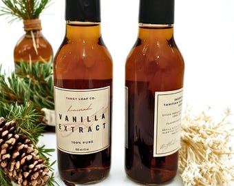 Homemade Tahitian Vanilla Extract - 5 oz - 100% Pure
