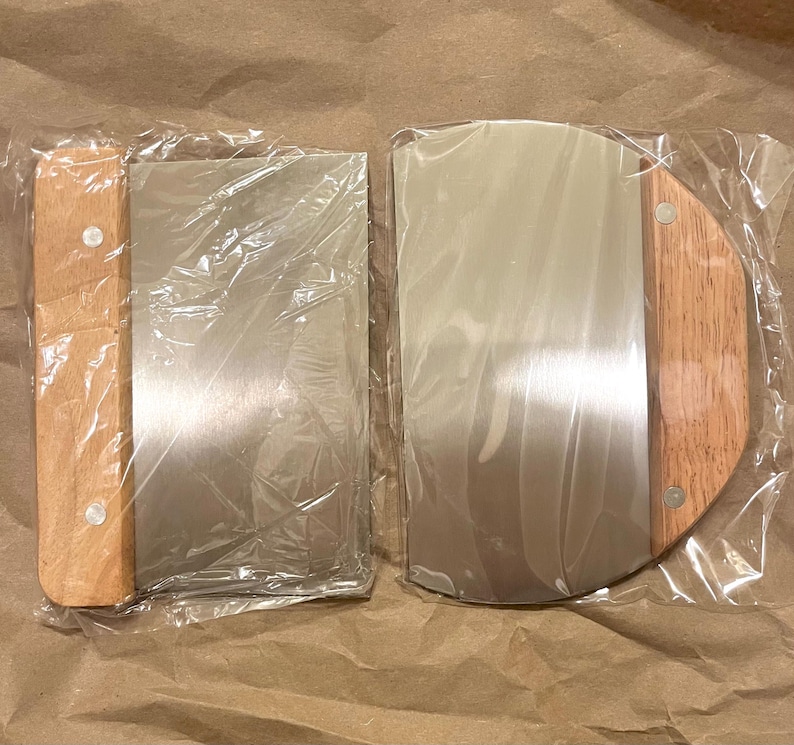 Kit completo para hacer masa madre: masa madre deshidratada orgánica, cesta de madera para banneton, herramientas e instrucciones. Kit para principiantes en la elaboración de pan. imagen 4