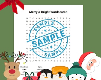 Christmas Word Search (Medium Difficulty)