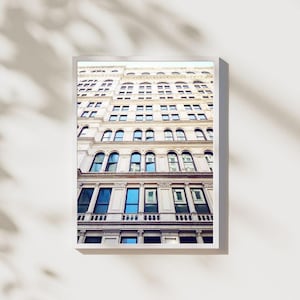 NYC Photo | Beautiful Building | New York City Street Art | NYC Stock Photo | Digital Download | Manhattan | NYC Architecture | nyc windows
