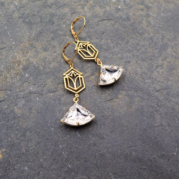 Antique art cheap deco earrings