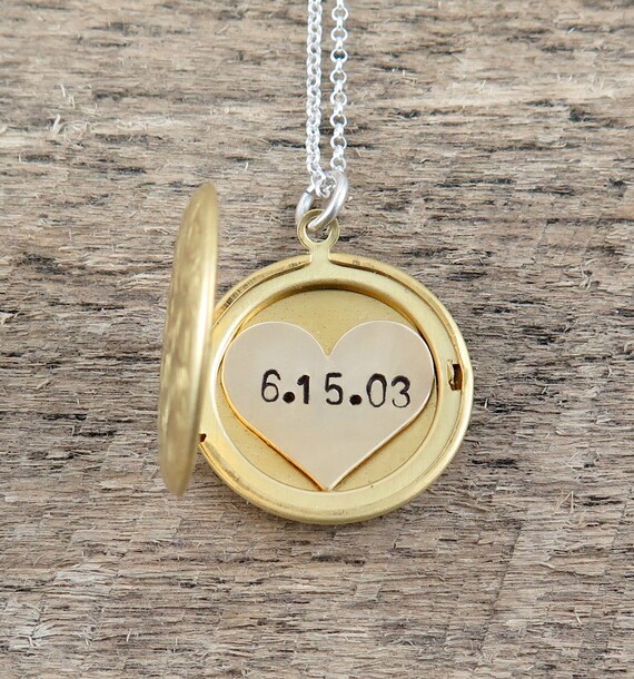 Custom Gold Locket Necklace 