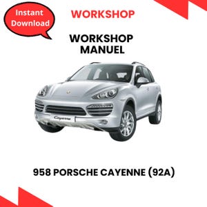 Porsche Cayenne 958 Repair Manual PDF – Instant Download Maintenance Guide