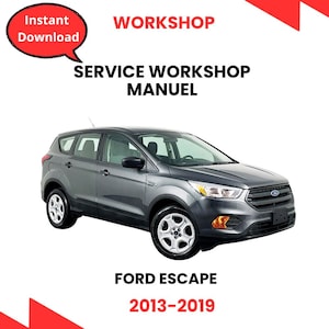 Ford Escape 2013–2019 Workshop Manual | Repair, Maintenance & Service Guide (PDF Download)