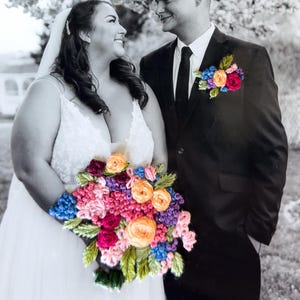 Personalized Hand-Embroidered Photo on Photo Paper with DMC 100% Cotton Embroidery Floss