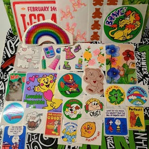 Sticker vintage Lot de 25 stickers