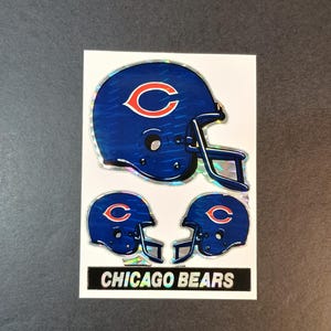 Adesivo vintage NFL Chicago Bears Prism Adesivos VTG 80s