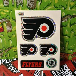 Adesivos vintage Philadelphia Flyers NHL Prism Vending VTG anos 90