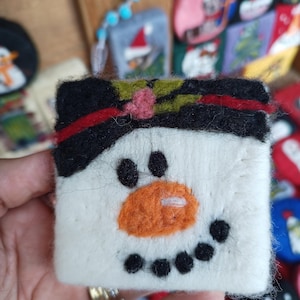 Christmas Edition Felted Soap, Decorative Gift For Christmas