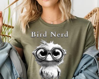 Funny Bird Nerd T-Shirt, Birdwatching Gift