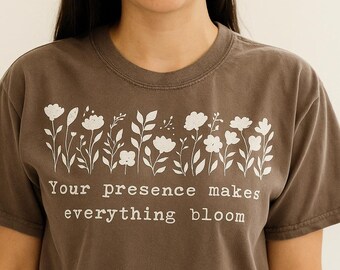Mental Health Comfort Colors Shirt, Positive Affirmations, Therapist Counselor
