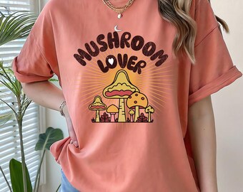 Mushroom Lover Comfort Colors Tee, Mycology Gift