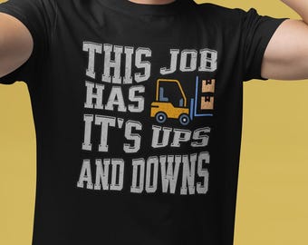 Funny Forklift Shirt, Warehouse Meme, Unisex Tee