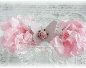 Naht Bindung Crinkle Band ~ rosa Perle ~ 5 Yards, Scrapbooking, Cardmaking, Tag Kunst, Nähen, Geschenkverpackung