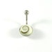 Round Shape Shiva Eye Shell Belly Button Ring Jewelry