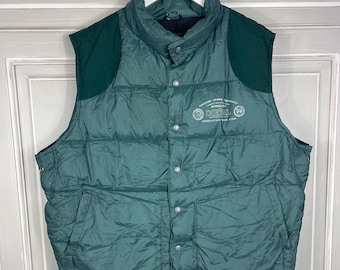 Vintage 1970s Woolrich Goose Down Vest Mens Size Large Beige - Etsy