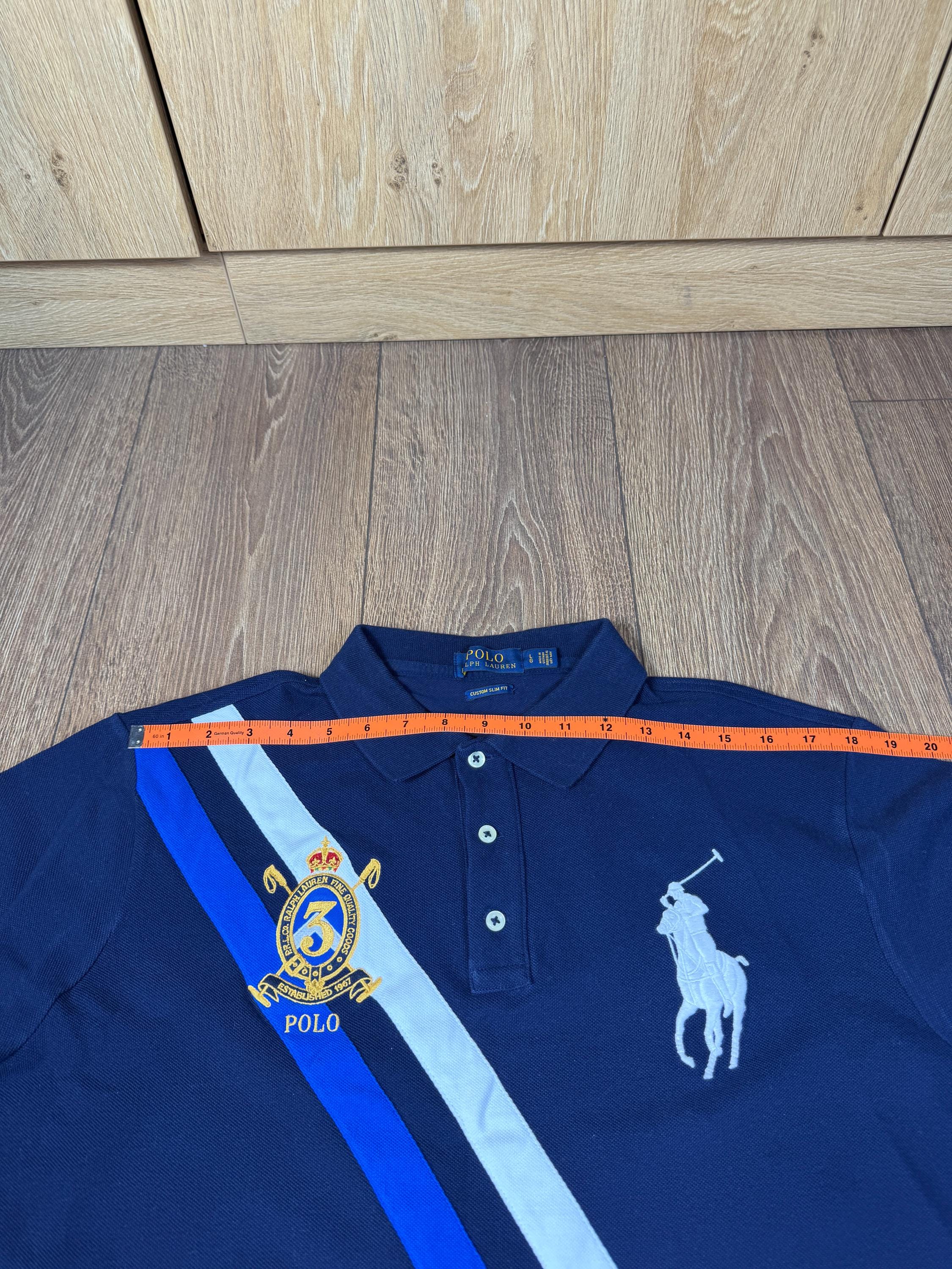 90S Vintage Polo Ralph Lauren Summer Classic Striped Big Logo Pony