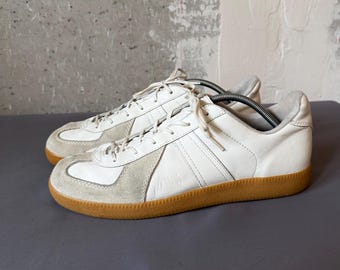 90S BW Sport GAT Leather Shoes Maison Margiela Replica Style Y2K Size 44 Bundeswehr German Army Trainers