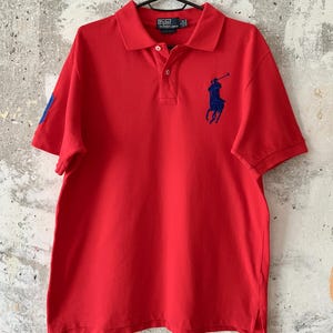 希少 90s polo ralph lauren ビックポニー レッド シティー 90s Polo by Ralph Lauren ポロシャツ ビッグポニー 古着 - メルカリ
