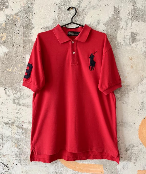 90年代ヴィンテージ ポロ ラルフローレン ビッグポニーカラー Tシャツ