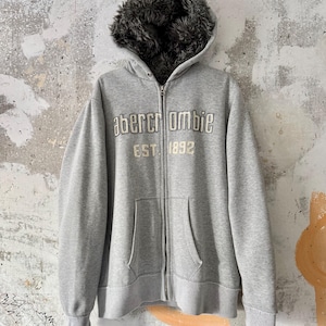 Abercrombie Fitch Fur Hoodie - Etsy