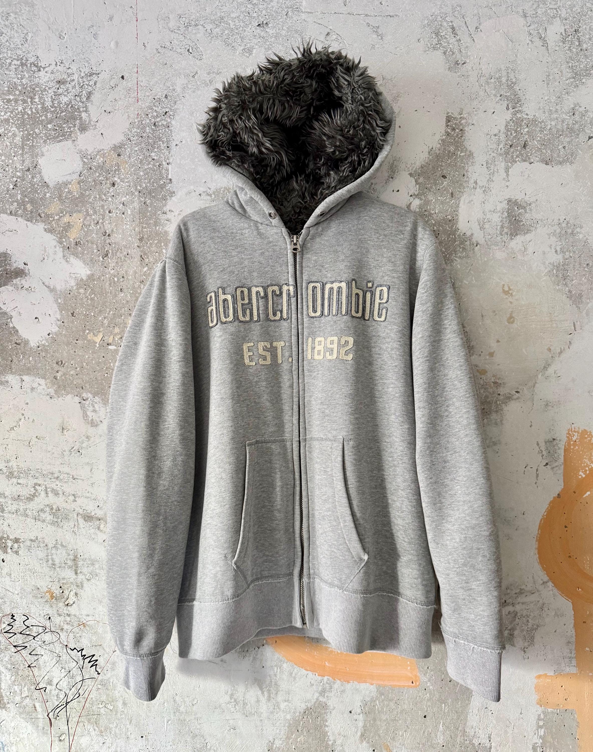Abercrombie Fitch Fur Hoodie - Etsy UK
