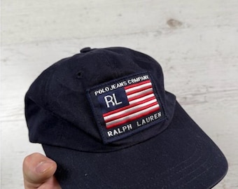 Vtg 90s Ralph Lauren Polo Leather Clasp Hat - Etsy
