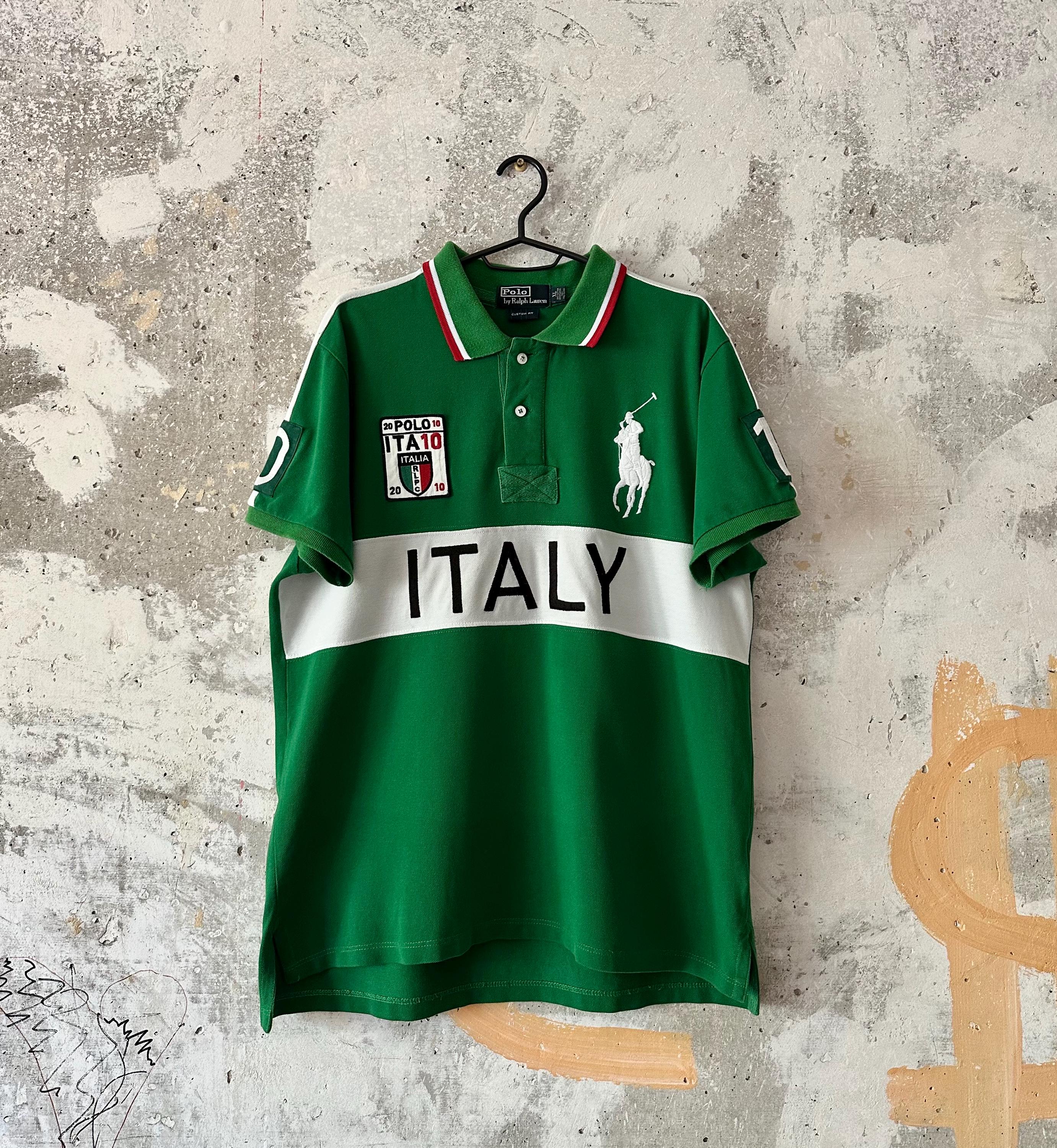 Polo Ralph Lauren イタリア国旗　セットアップ Polo Ralph Lauren Italy Polo Shirt in Blue | SVD USA