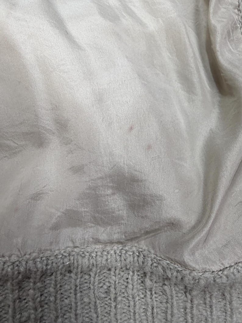Vintage Acne Studios kindervest van mohair en zijde, Y2K, maat L afbeelding 10