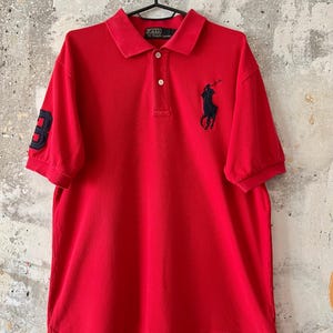 90年代ヴィンテージ ポロ ラルフローレン ビッグポニーカラー Tシャツ