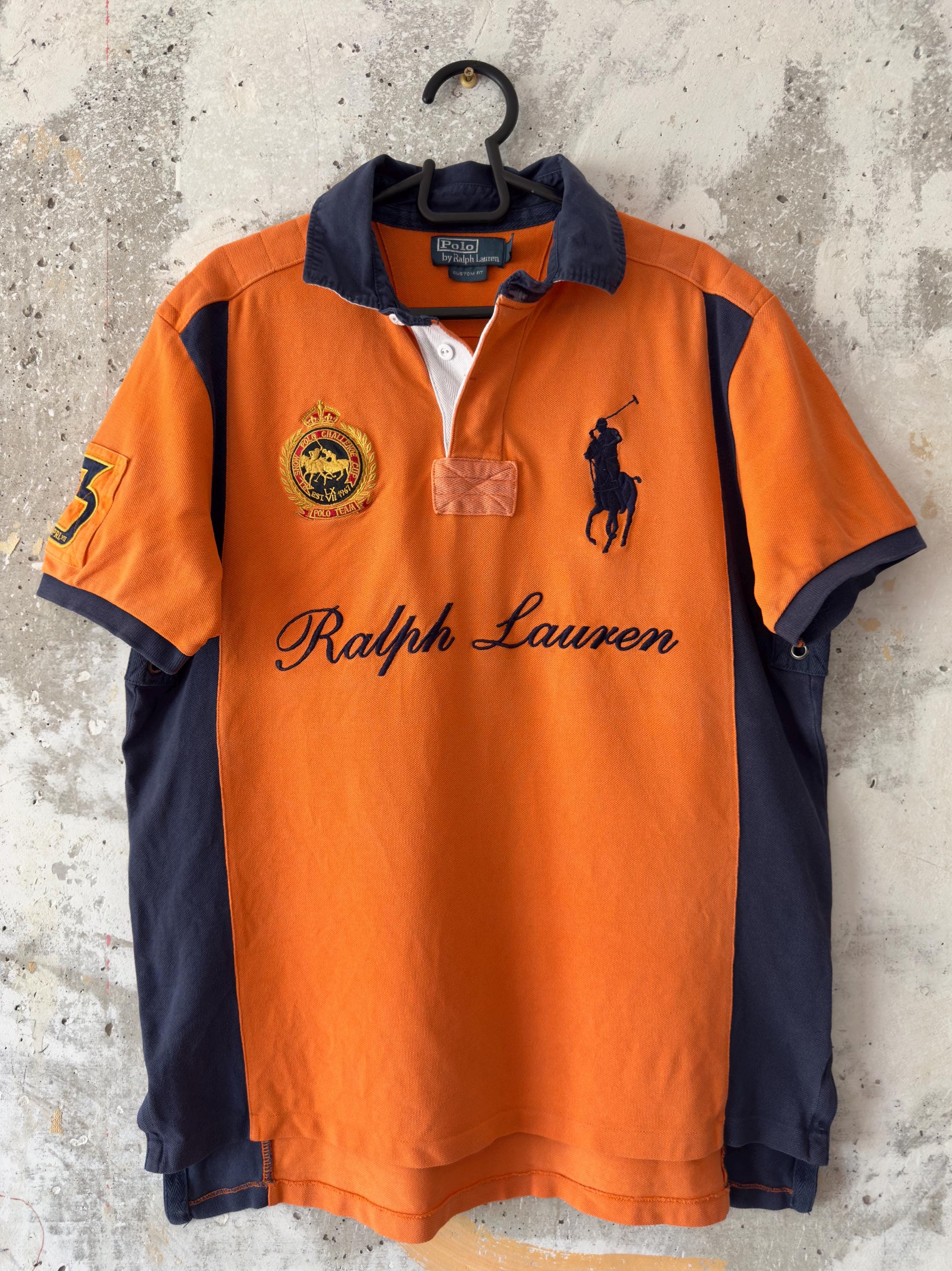 Polo by Ralph Lauren Chief Keef着用ポロシャツ L Polo Ralph Lauren Milan Italy #5 Polo Shirt Big Pony Chief Keef