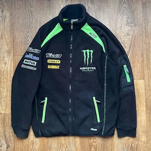 Monster Energy Jacket Zip Up - Etsy