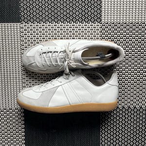 size 43（27.5cm）Maison Martin Margiela 22(メゾンマルタンマルジェラ22)サイドジップレザーアンクルチェルシーブーツ  43新品 メゾンマルジェラ ビアンケット ペイント REPLICA ジャーマン