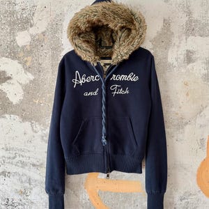 Abercrombie Fitch Fur Hoodie - Etsy