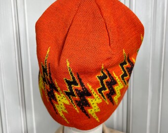 Vintage NWT Nike ACG Rider Beanie Dead Stock Means Orange Size L