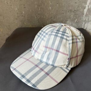 Vintage Burberry Baseball Hat - Etsy